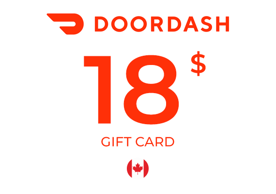 DoorDash Gift Card 18 CAD