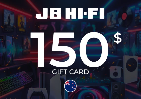 JB Hi-Fi Gift Card 150 NZD