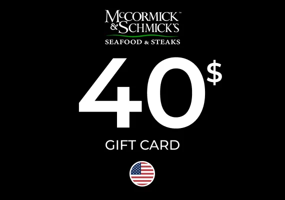 McCormick & Schmick's Gift Card 40 USD