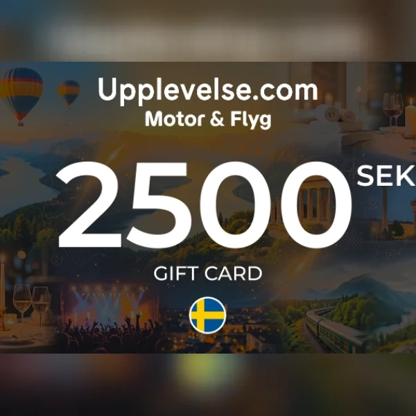 Motor & Flyg - Upplevelse.com Gift Card 2500 SEK Key - SWEDEN