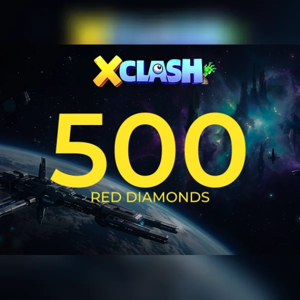 X-Clash - 500 Red Diamonds Direct Top-Up - GLOBAL