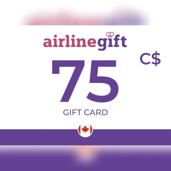 AirlineGift Gift Card 75 CAD Key - CANADA