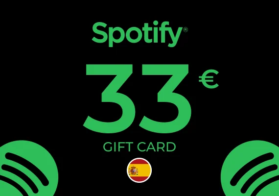 Spotify Gift Card 33 EUR
