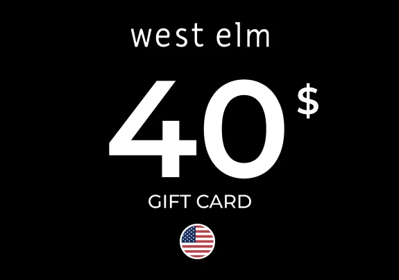 West elm Gift Card 40 USD