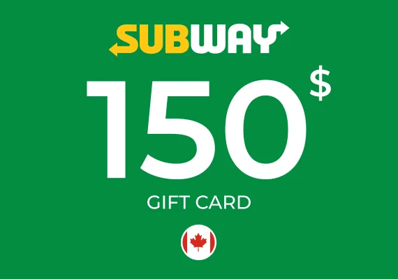 Subway Gift Card 150 CAD