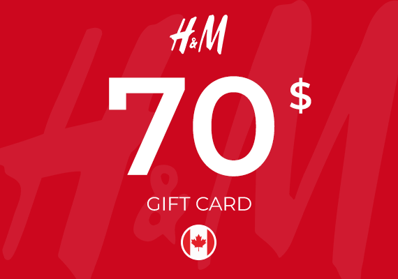 H&M Gift Card 70 CAD H&M Gift Card 70 CAD