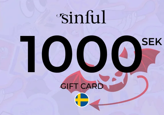 Sinful Gift Card 1000 SEK