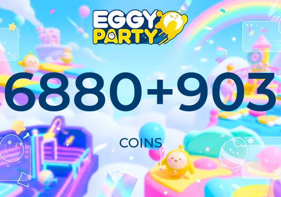 Eggy Party - 6880 + 903 Eggy Coins
