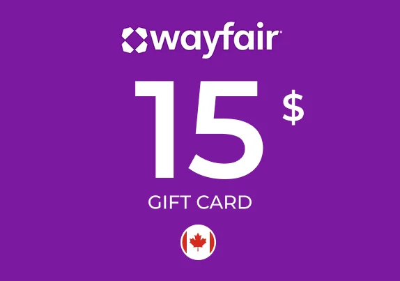 Wayfair Gift Card 15 CAD
