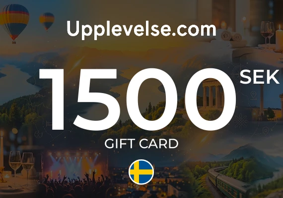 Upplevelse.com Gift Card 1500 SEK