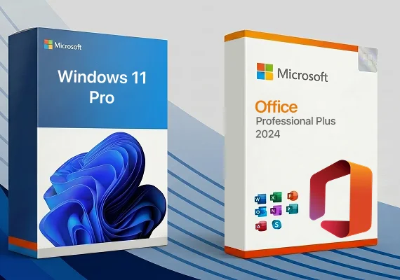 Microsoft Windows 11 Pro & Microsoft Office 2024 - LTSC Professional Plus Bundle