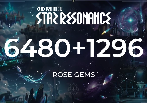 Blue Protocol: Star Resonance - 6480 + 1296 Rose Gem