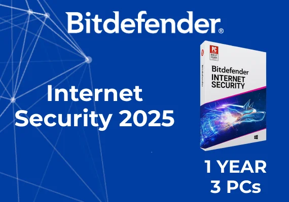 Bitdefender Internet Security 2025 (1 Year / 3 PCs)
