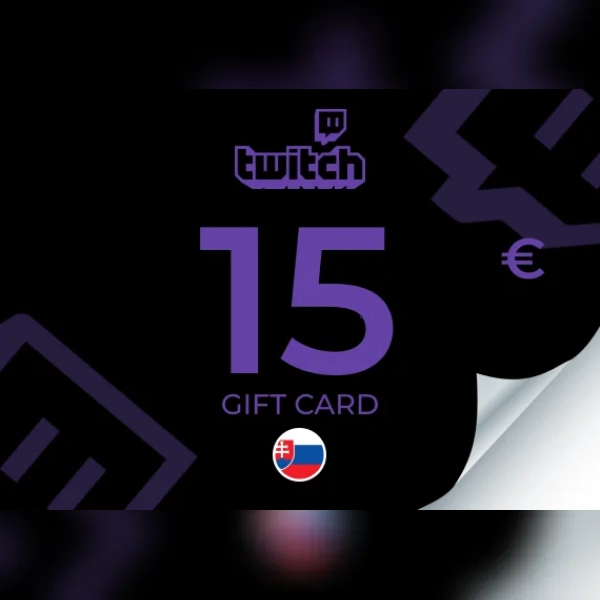 Twitch Gift Card 15 EUR Key - SLOVAKIA