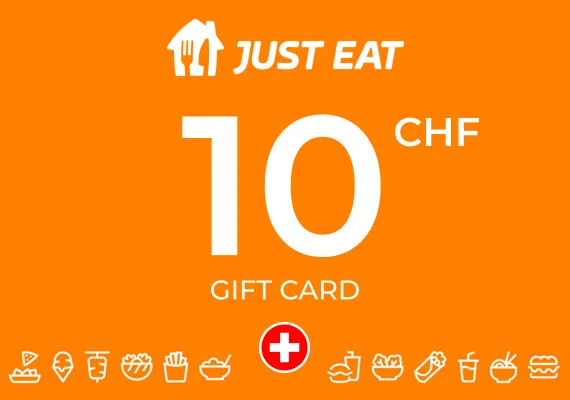 Just Eat Gift Card 10 CHF Key - SWITZERLAND
