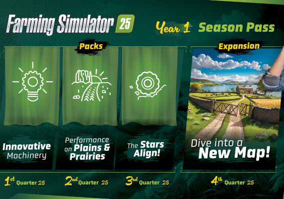 Farming Simulator 25 - Year 1 Season Pass (DLC) (PC) Farming Simulator 25 - Year 1 Season Pass (DLC) (PC)