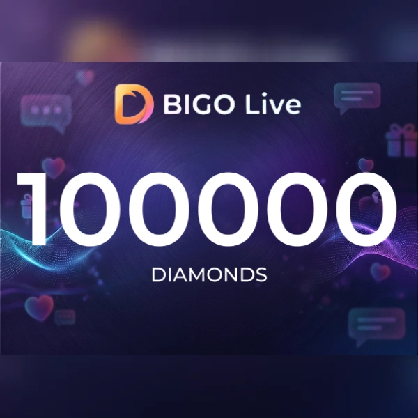 BIGO Live - 100,000 Diamonds Direct Top-Up - GLOBAL