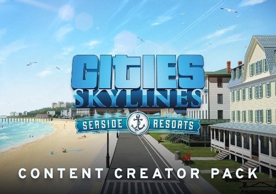 Cities: Skylines - Content Creator Pack: Seaside Resorts (DLC) (PC) Cities: Skylines - Content Creator Pack: Seaside Resorts (DLC) (PC)