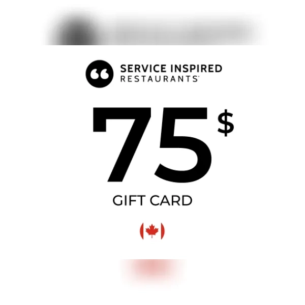 SIR Corp. Gift Card 75 CAD Key - CANADA
