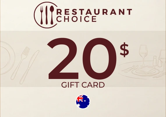 Restaurant Choice Gift Card 20 AUD