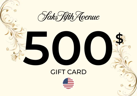 Saks Fifth Avenue Gift Card 500 USD
