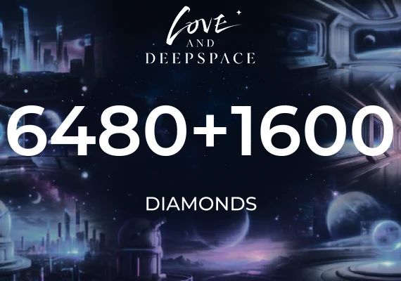 Love and Deepspace - 6480 Crystals+1600 Diamonds
