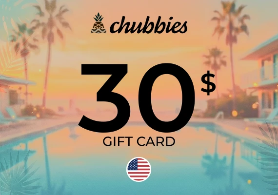 Chubbies Gift Card 30 USD