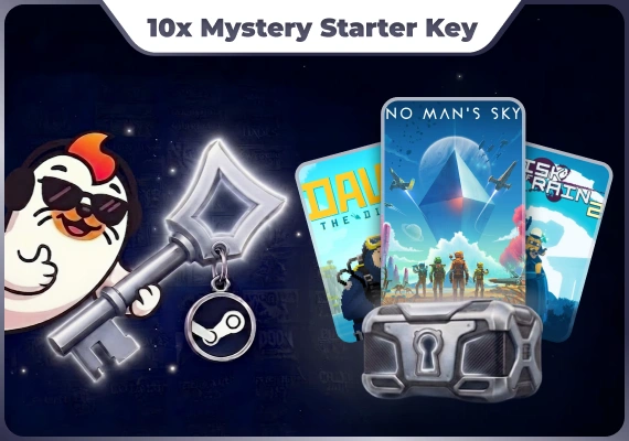 10x Starter Mystery Steam Keys