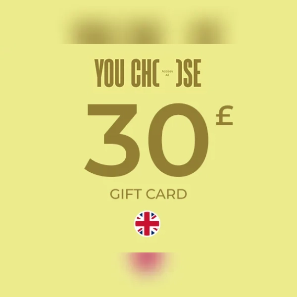 YouChoose Gaming VAR Digital Gift Card 30 GBP Key - UNITED KINGDOM