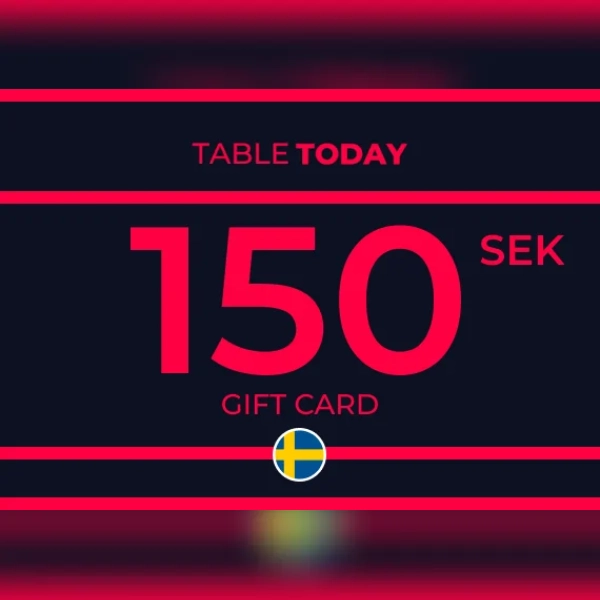 TableToday Gift Card 150 SEK Key - SWEDEN