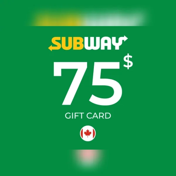 Subway Gift Card 75 CAD Key - CANADA