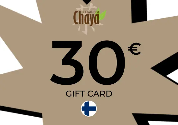 Chaya Teekauppa Gift Card 30  EUR