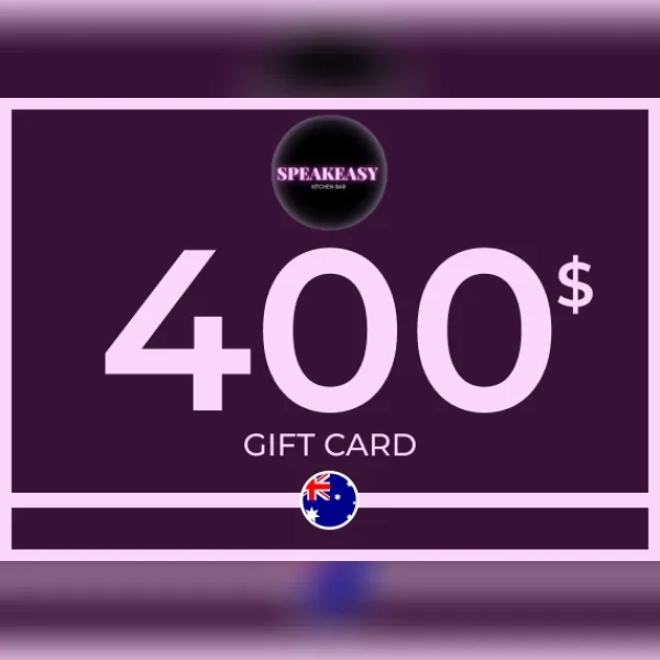 Speakeasy Kitchen Bar Gift Card 400 AUD Key - AUSTRALIA