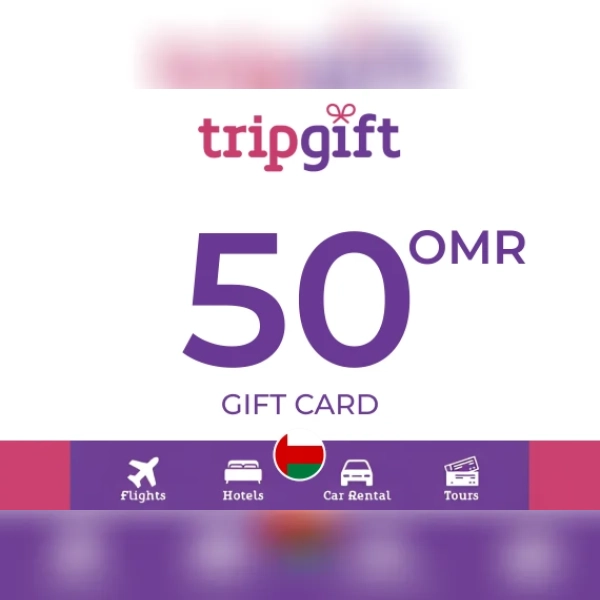 TripGift Gift Card 50 OMR Key - OMAN