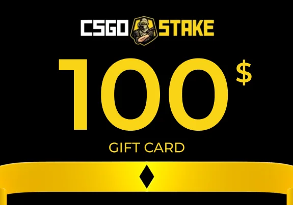 CSGOStake.com Gift Card 100 USD Key - GLOBAL