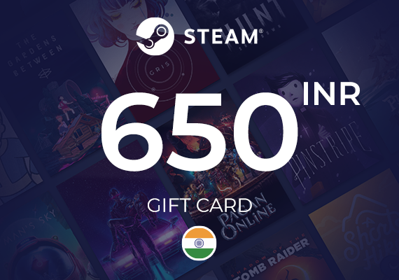 Steam Wallet Gift Card 650 INR