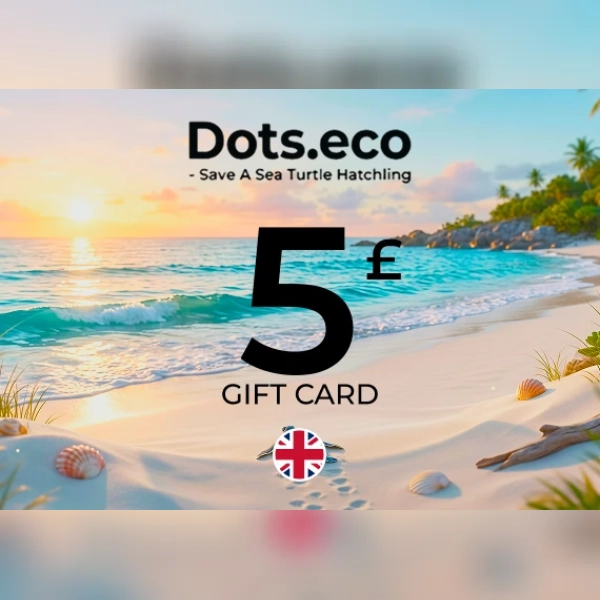 Dots.eco - Save a sea turtle hatchling Gift Card 5 GBP Key - UNITED KINGDOM