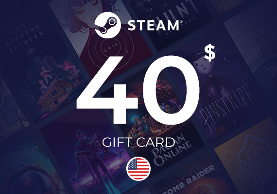 Steam Wallet Gift Card 40 USD