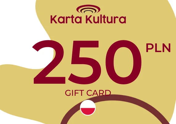Karta Kultura Gift Card 250 PLN