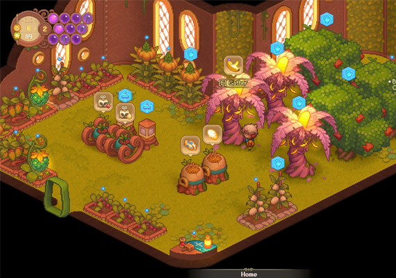 Collect materials and resources to craft items. Collect materials and resources to craft items.