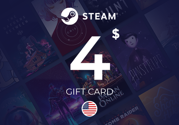 Steam Wallet Gift Card 4 USD