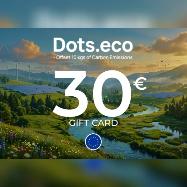 Dots.eco - Offset 10 kgs of CARBON EMISSIONS Gift Card 30 EUR Key - EU