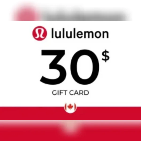 lululemon Gift Card 30 CAD Key - CANADA