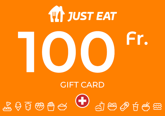 Just Eat Gift Card 100 CHF (CH) Key - SWITZERLAND