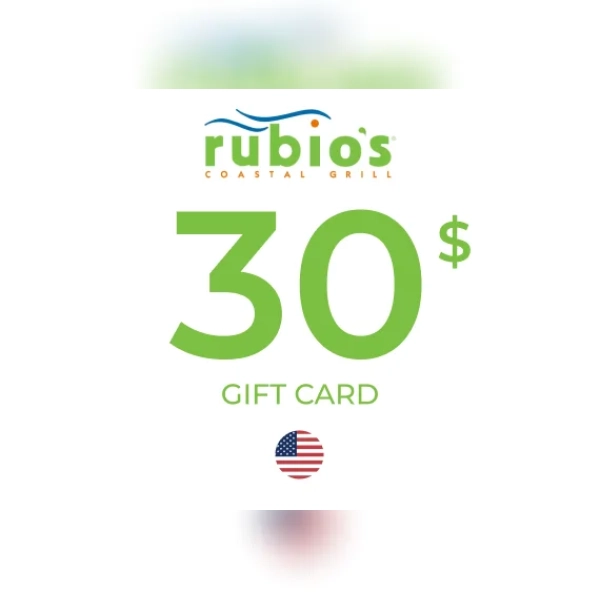 Rubio’s Coastal Grill Gift Card 30 USD Key - UNITED STATES