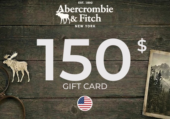 Abercrombie & Fitch Gift Card 150 USD 