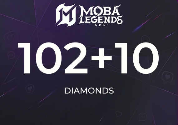 Moba Legends - 102 Diamonds + 10 Bonus