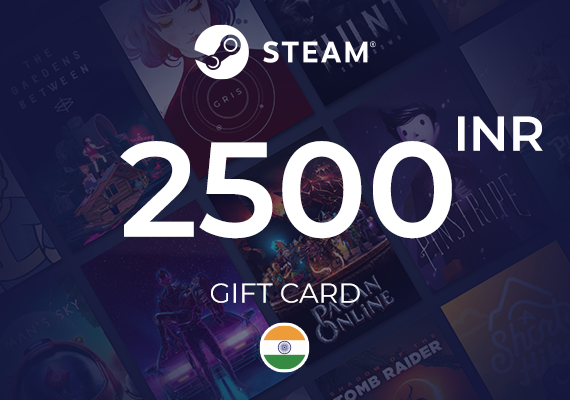 Steam Wallet Gift Card 2500 INR