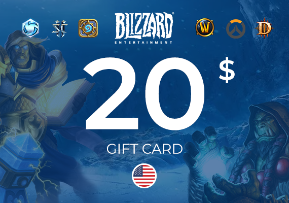 Blizzard Gift Card 20 USD Blizzard Gift Card 20 USD