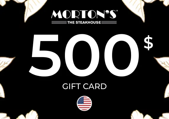 Morton's The Steakhouse Gift Card 500 USD